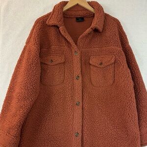 32 Heat Rust Sherpa Jacket size XL / XXL Women